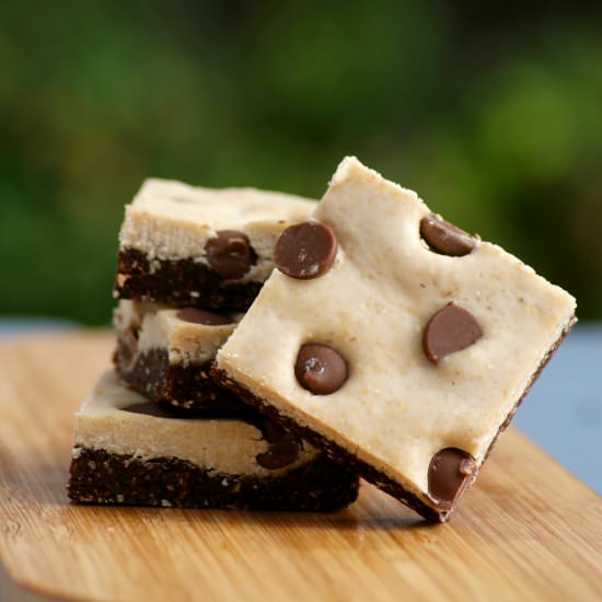 Raw Cookie Dough Brownies