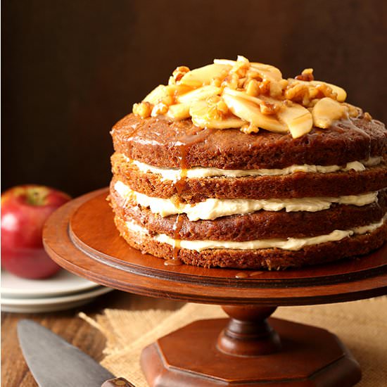 Caramel Apple Butter Layer Cake