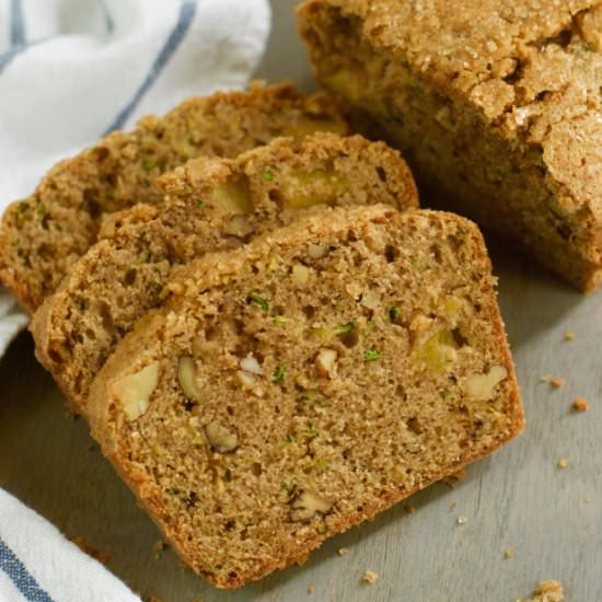 Zucchini Peach Bread