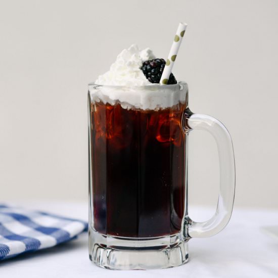 Dr. Pepper Soda Floats
