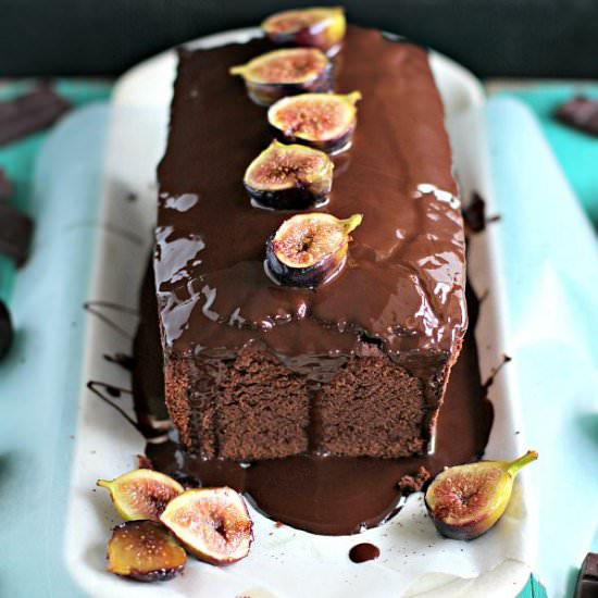 Triple Chocolate Fig Pound Cake