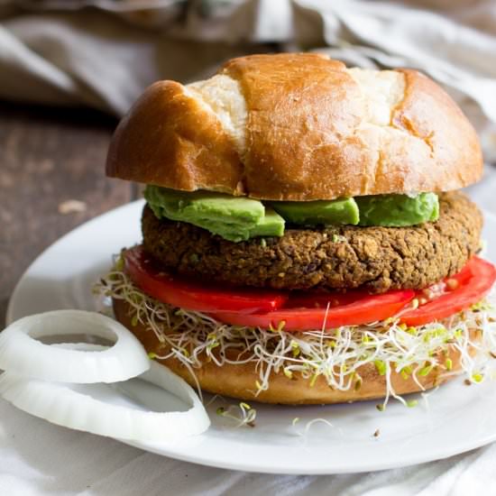 Pumpkin Black Bean Burgers