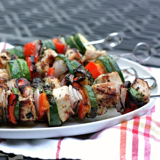 Rosemary-Garlic Chicken Kabobs