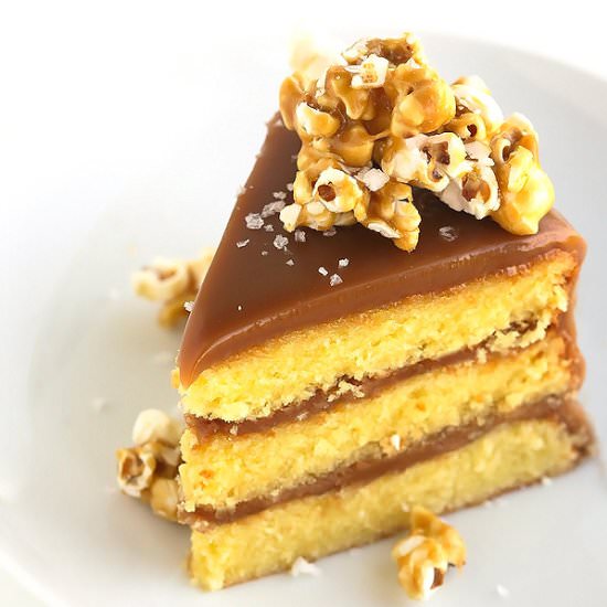 Perfect Caramel Cake with Sea Salt