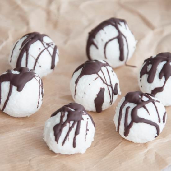 No-Bake Coconut Balls (vegan)