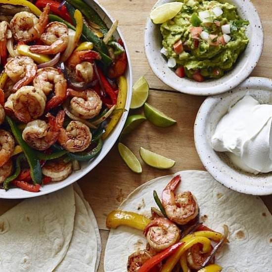 Shrimp Fajitas