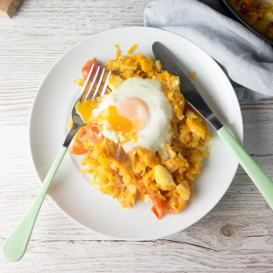 Smoked Haddock Sweet Potato Hash