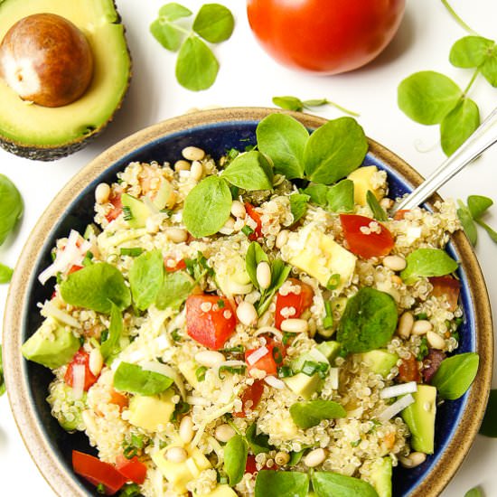 Avocado & Tomato Quinoa Salad