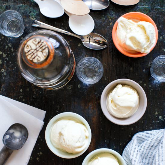 Vanilla Mezcal Ice Cream
