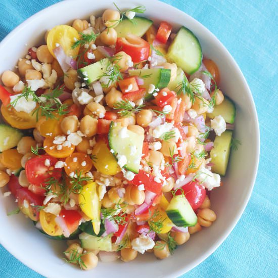 Mediterranean Chickpea Salad