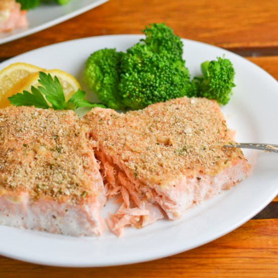 Crumb Crusted Baked Salmon