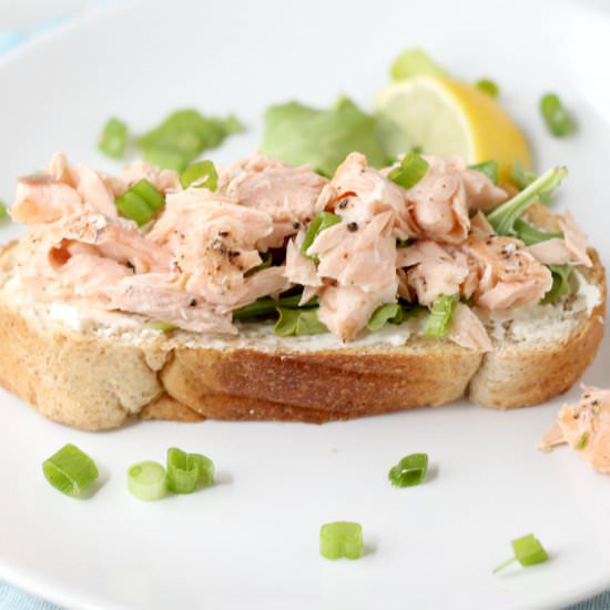 Fresh Salmon Salad Sandwich