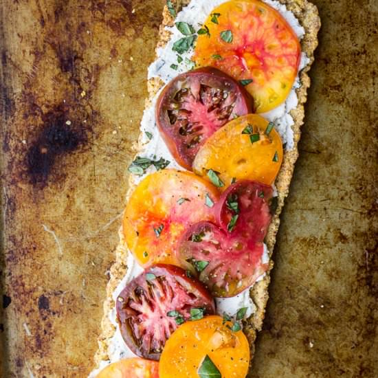 Heirloom Tomato and Ricotta Tart