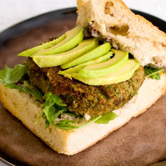Lentil burger
