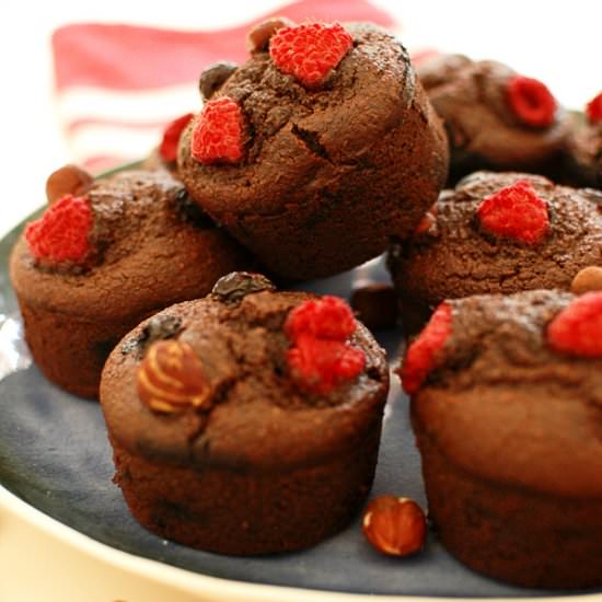 Nutella Chocolate Muffins
