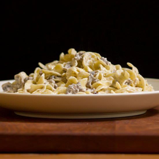 Ground Beef Stroganoff