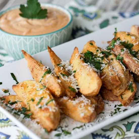 Crispy Baked Potato Wedges