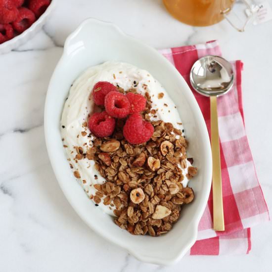 Chocolate Hazelnut Granola