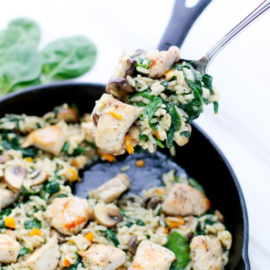 One Pan Chicken and Rice