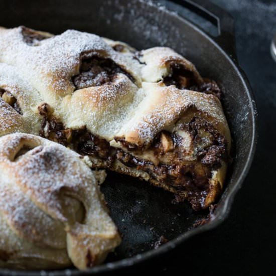 Nutella Apple Cinnamon Bread