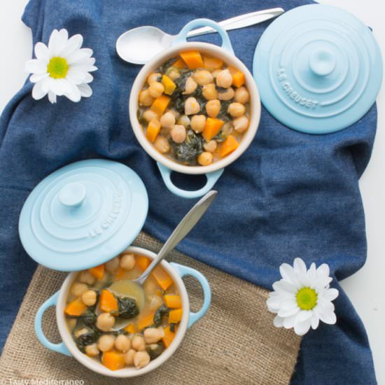 Spanish Chickpea & Spinach Stew