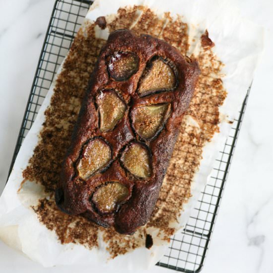 Banana Bread with Figs & Walnuts