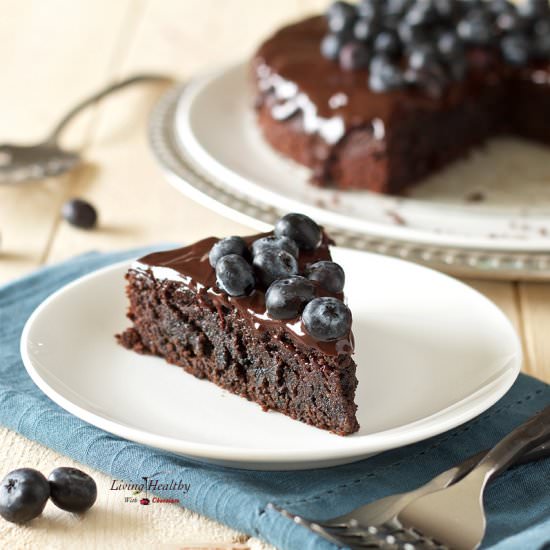 Blueberry Chocolate Cake