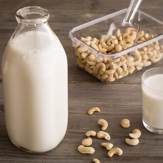Homemade Cashew Milk