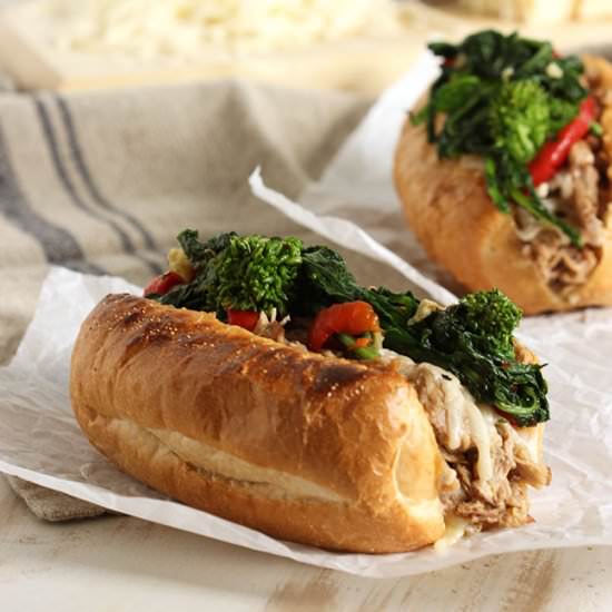 Philly Style Roast Pork Sandwich