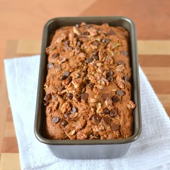 100% Whole Wheat Zucchini Bread