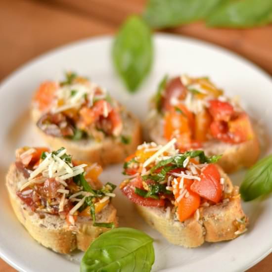 Cherry Tomato Bruschetta