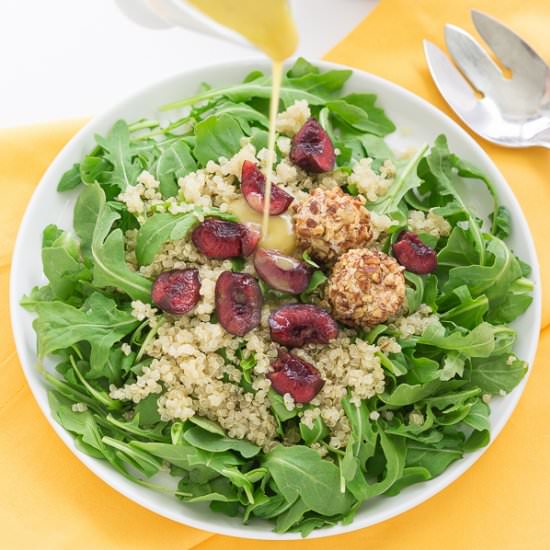 Arugula Quinoa Cherry Salad