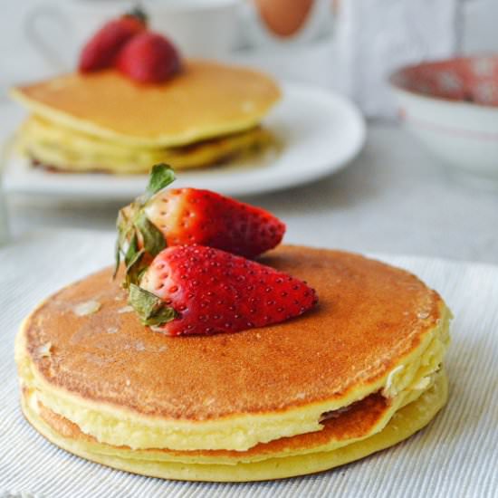 Nutella Stuffed Pancakes