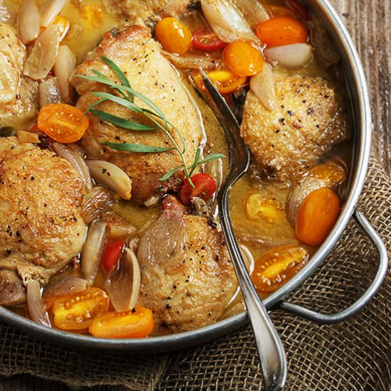 Chicken with Cherry Tomatoes