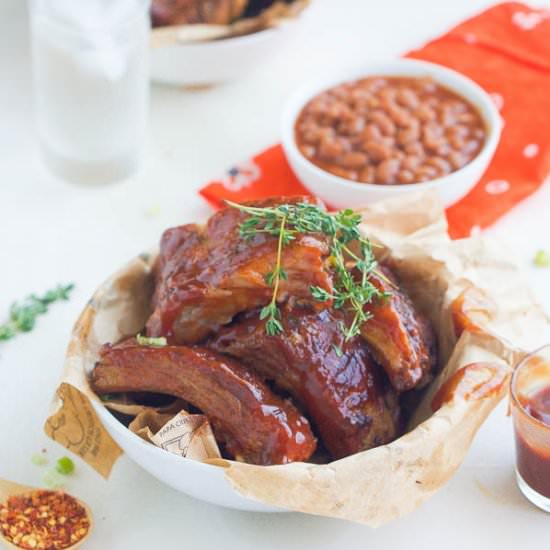 Caribbean Jerk Barbecue Ribs
