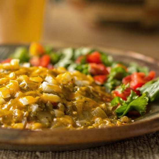 Green Chile Chicken Enchiladas