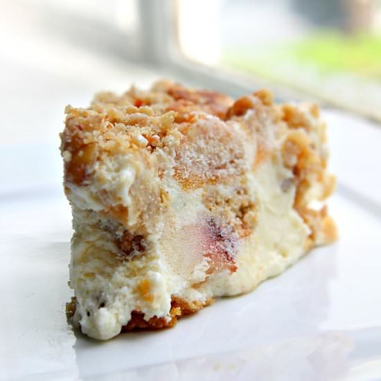 Peach Crumble Frozen Delight
