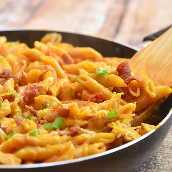 One-Pot Barbecue Chicken Pasta