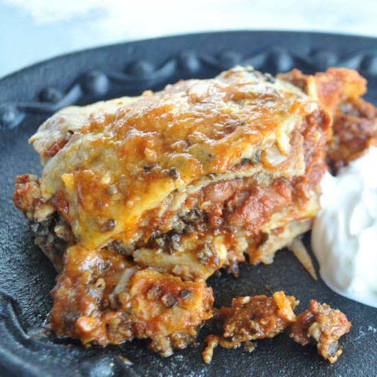 5-Minute Enchilada Pie