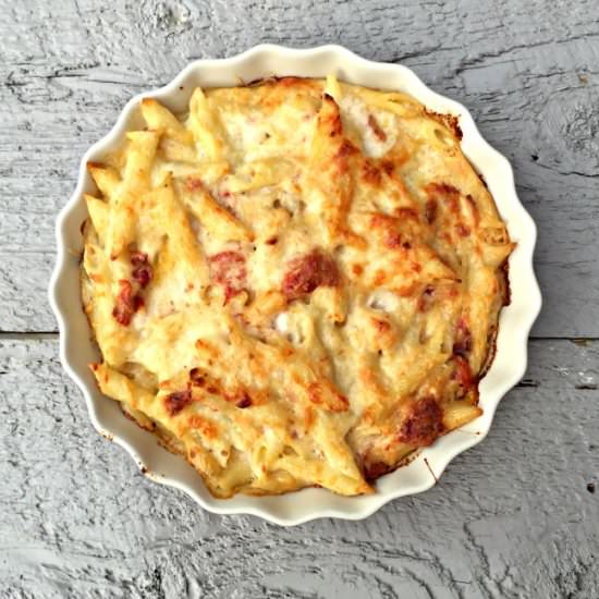 Baked Cheesy Chicken Penne