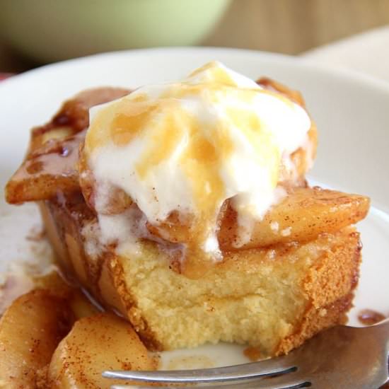 Caramel Apple Pound Cake