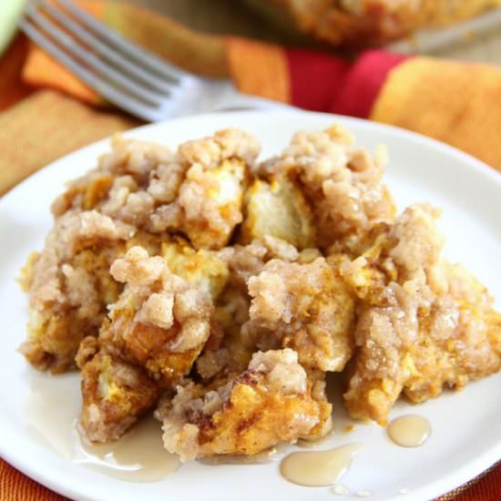Baked Pumpkin French Toast