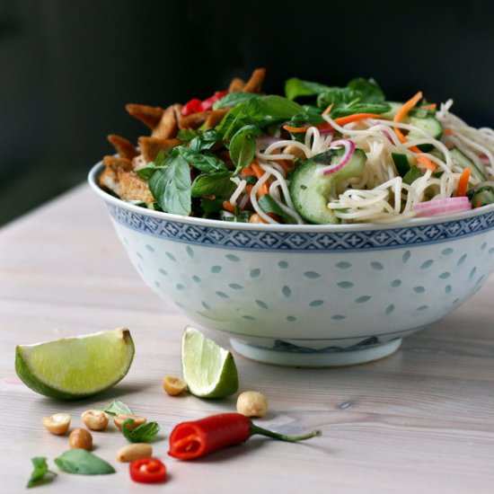 Vietnamese Rice Noodle Salad