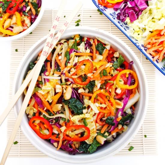 Colorful Asian Noodle Salad