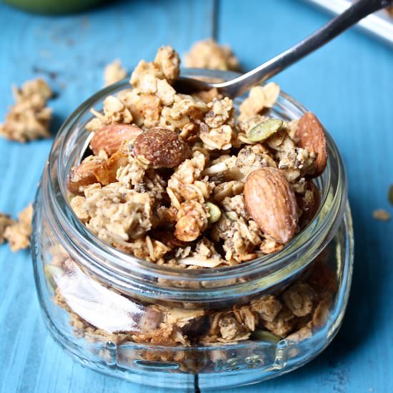 Pumpkin Spice Granola with Protein