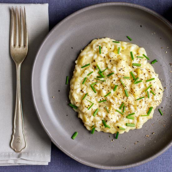 Leek and Brie Risotto
