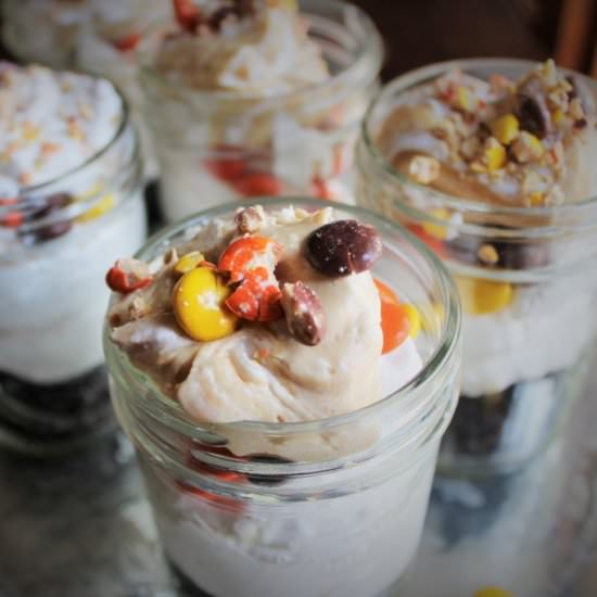 No Bake Reeces Cheesecake