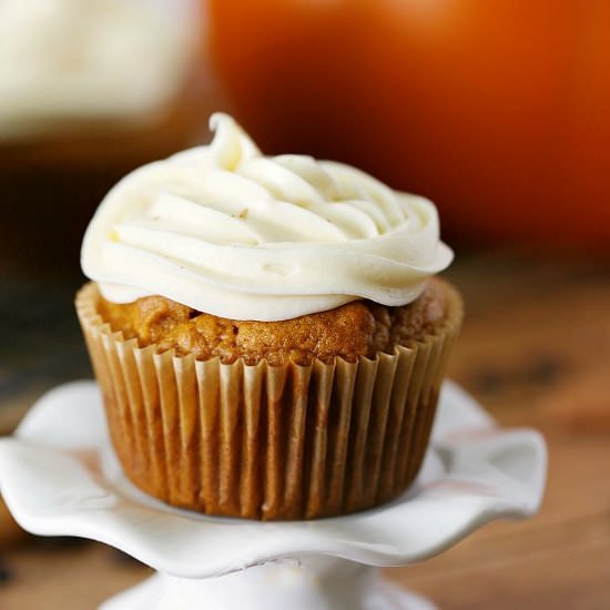 Pumpkin Spice Latte Cupcakes