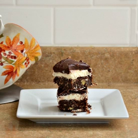 Maple Nanaimo Bars