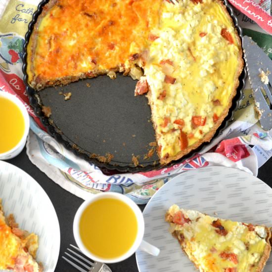His and Hers Whole Wheat Quiche